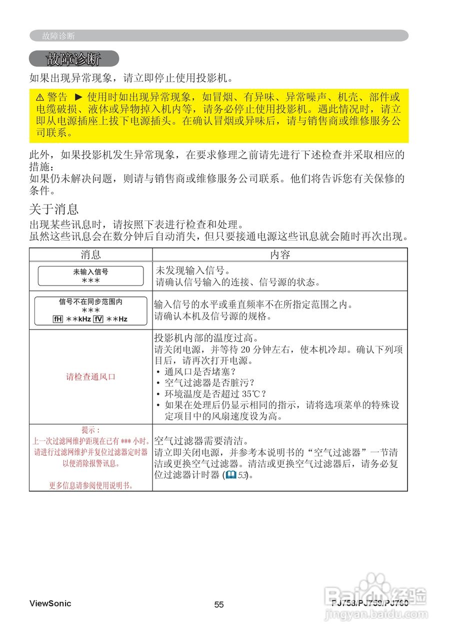 优派PJ758投影机使用说明书:[6]