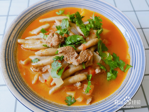 简单好吃的羊肉莜面鱼鱼