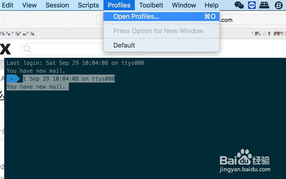 iTerm2如何显示Title Bar