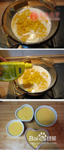 小朋友们都爱吃的-芒果布丁