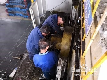 压力机轴承位轴承室磨损现场修复方法
