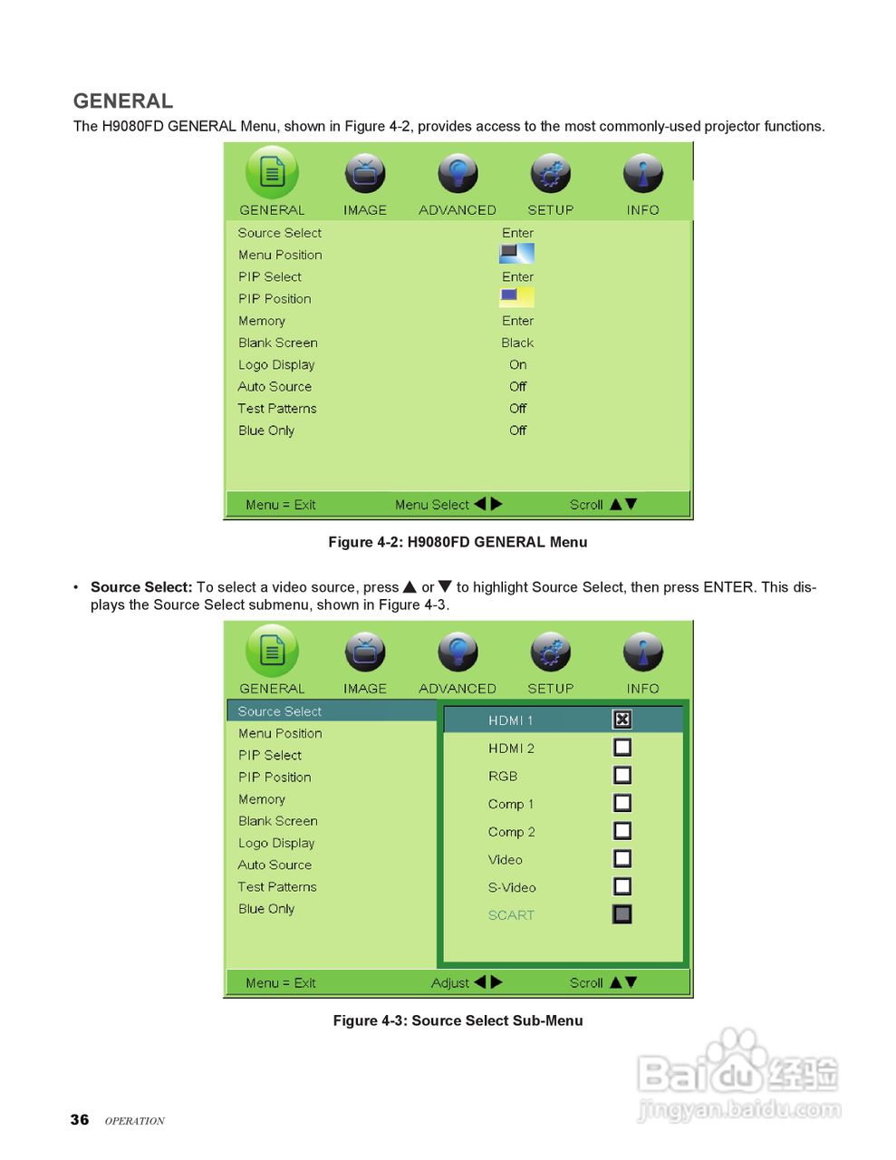 丽讯Vivitek H9080FD投影机说明书:[4]