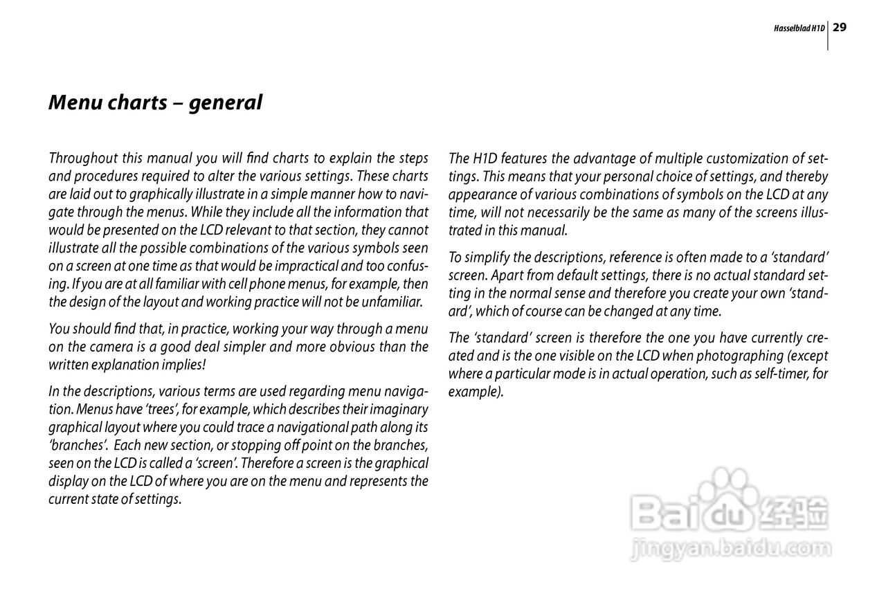 哈苏 H1D数码相机说明书:[3]