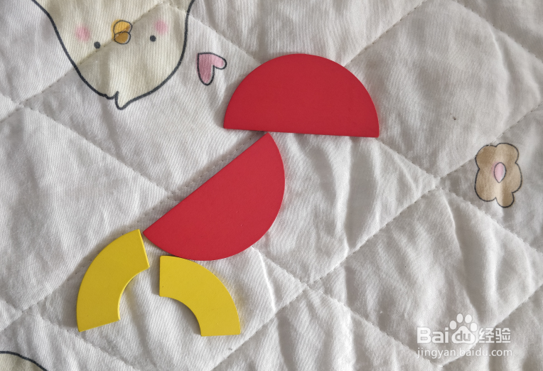 用幼儿积木怎么拼一只站立的兔子