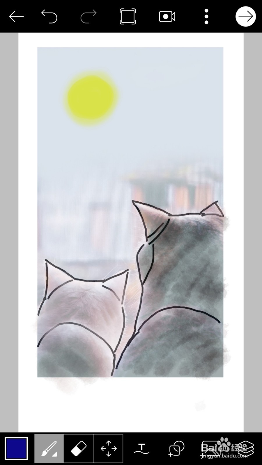 如何修图 ins简笔画教程