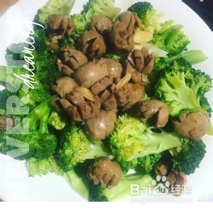健康养生佳品蚝油牛肉丸盖西兰花的做法