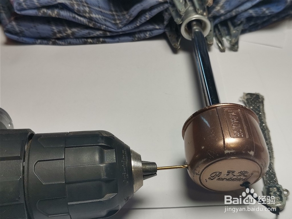 雨伞手柄抓手脱落的修复方法