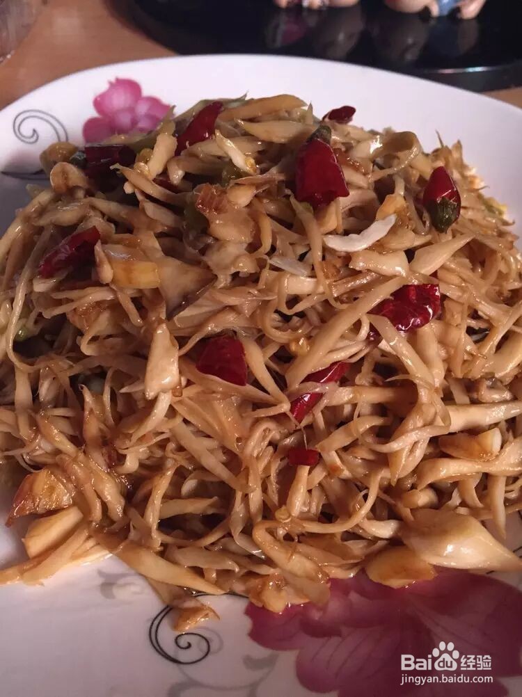 干煸香辣杏鲍菇