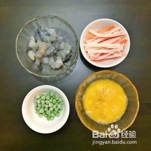 浇汁虾仁蟹柳滑蛋的做法
