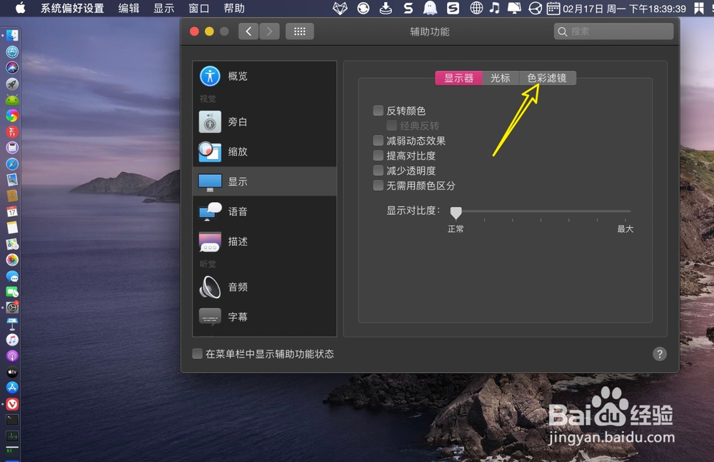 MacBook Air怎么启用色彩滤镜