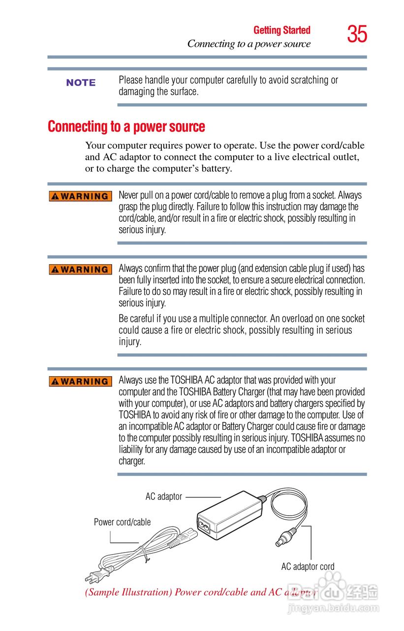 东芝NB300笔记本电脑使用说明书:[4]