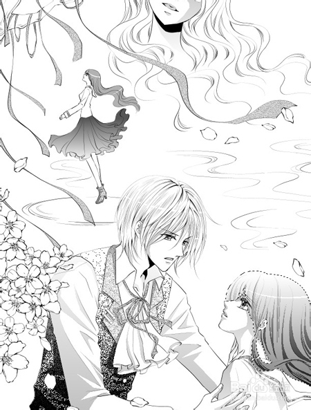 幻夜漫画插图原画教程