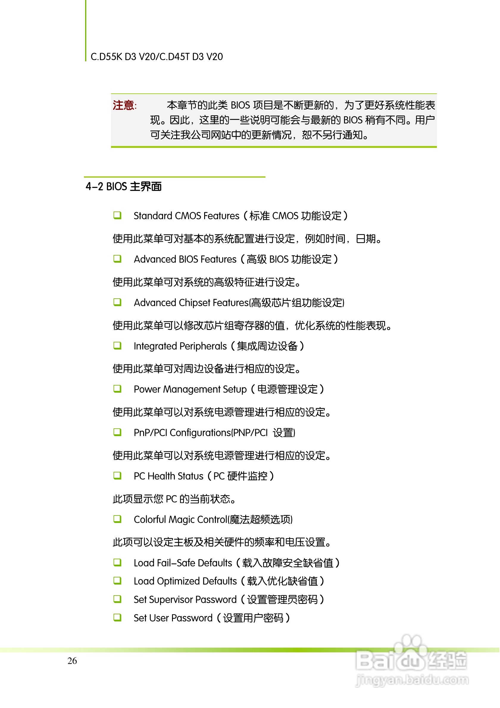 七彩虹ColorfulC.D55K D3 V20主板使用手册:[4]