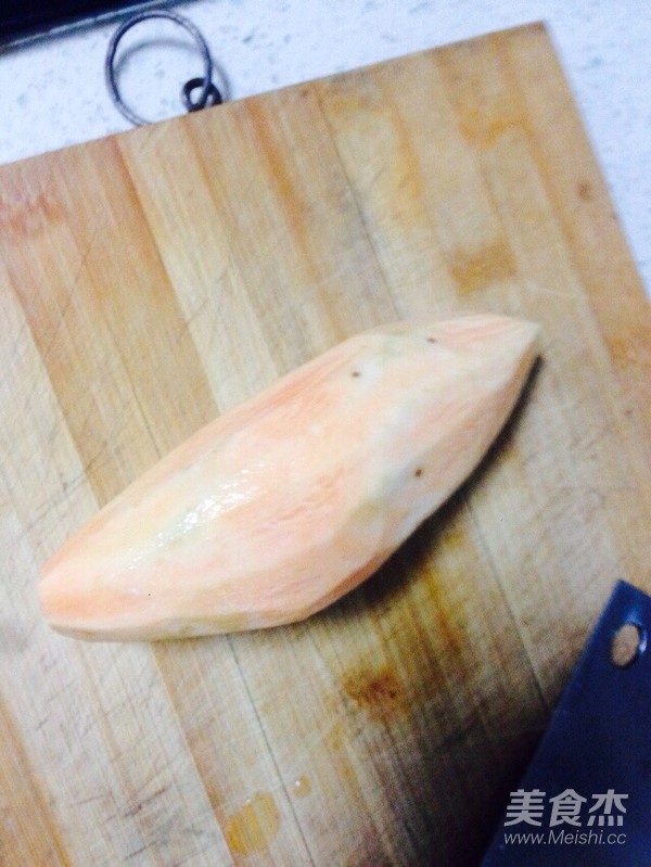 红薯姜片红糖水