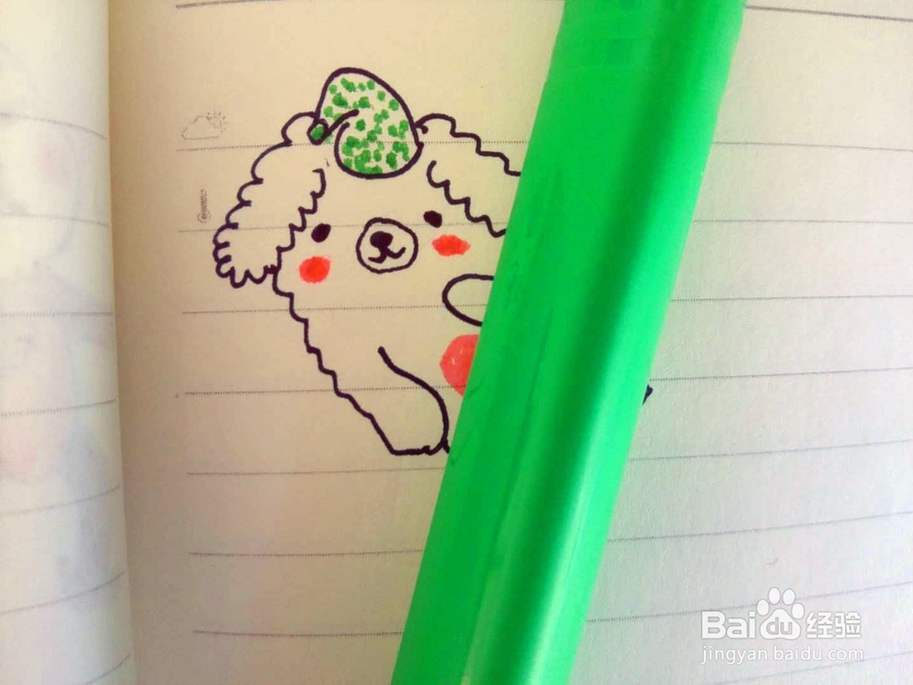 小绵羊的简笔画画法