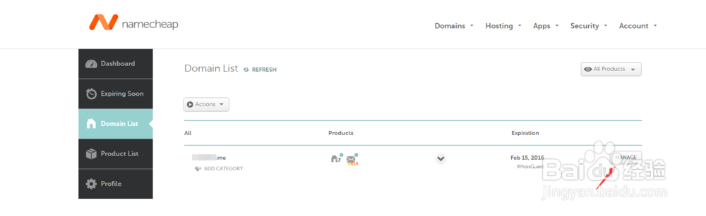 namecheap如何设置子域名（二级域名）独立解析
