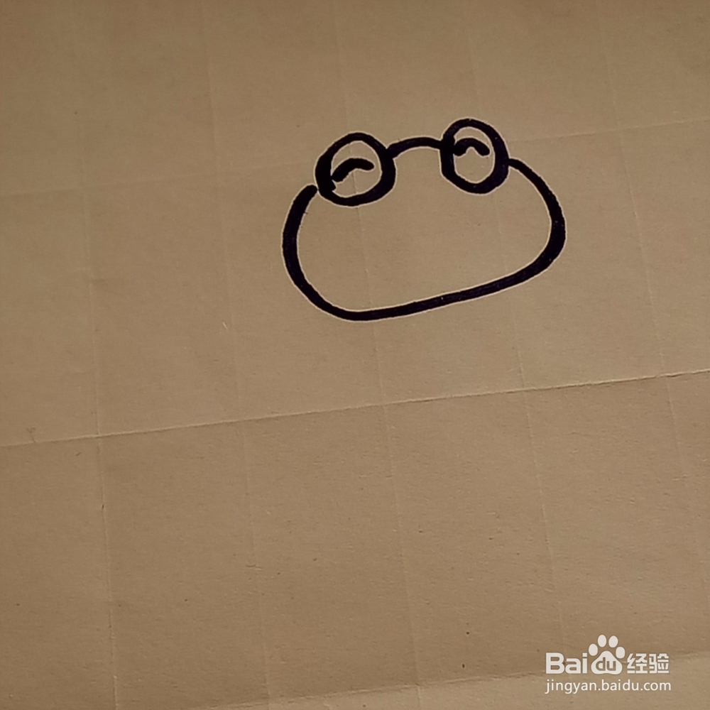 儿童趣味动物简笔画小青蛙