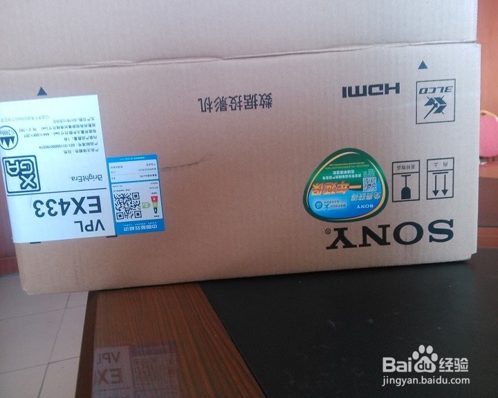 Sony ex433投影仪开箱晒物