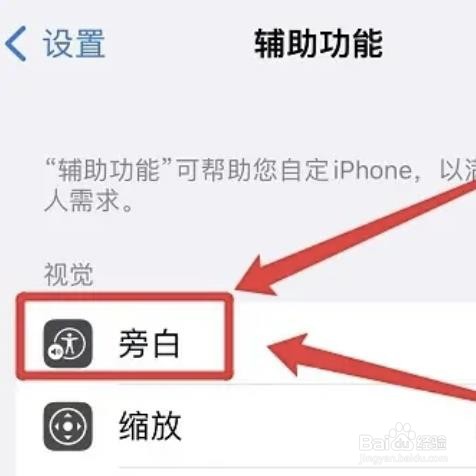 怎样一键还原iphone设置的旁白命令