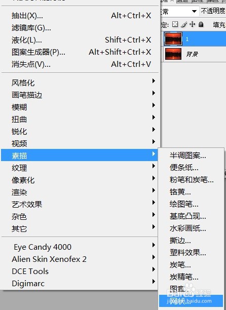 PS网状特效添加影像案例