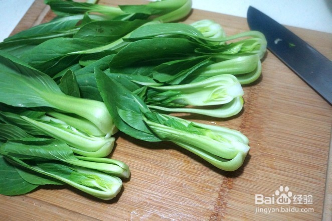香菇油菜的做法