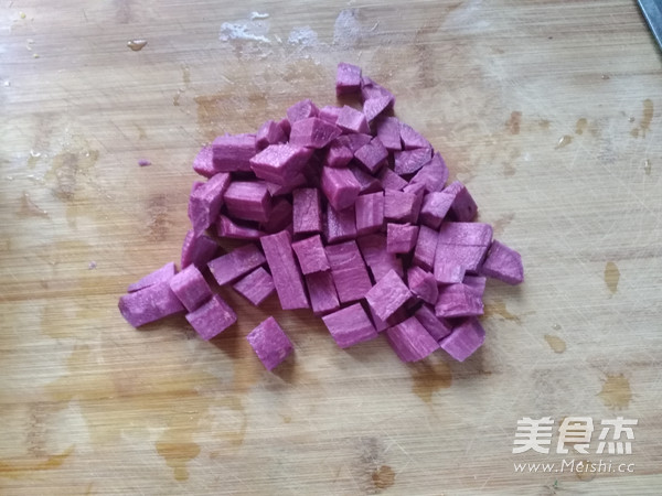 银耳紫薯羹的做法