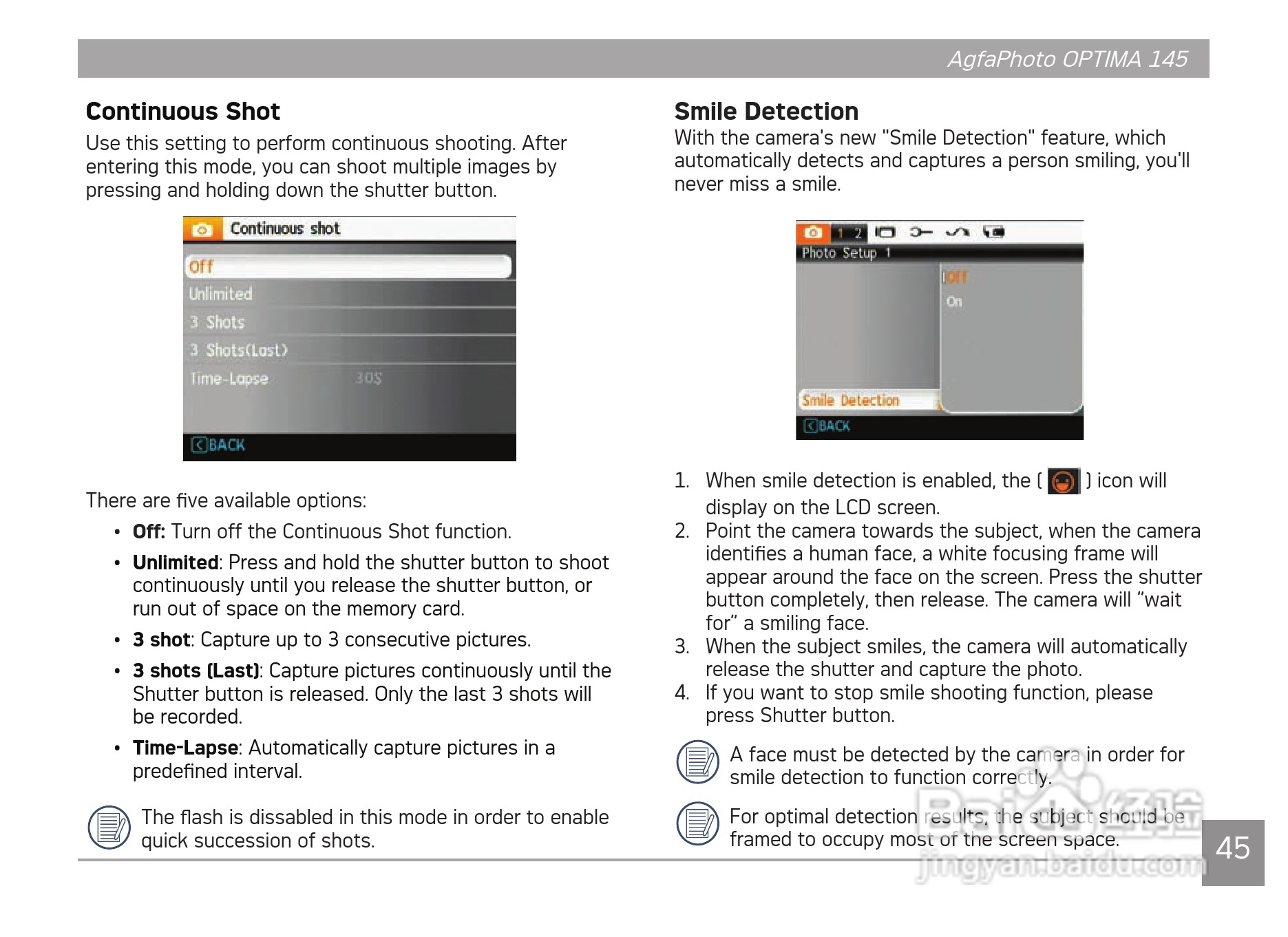 爱克发AgfaPhoto OPTIMA 145数码相机使用说明书:[5]