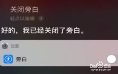 苹果x怎么强制取消旁白