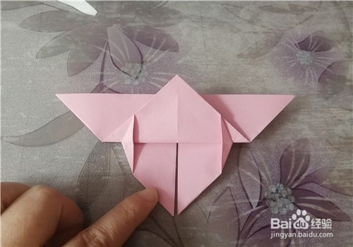手工折纸之A形蝴蝶用纸怎么折