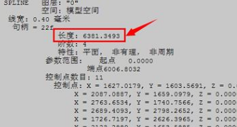 cad多段线长度测量