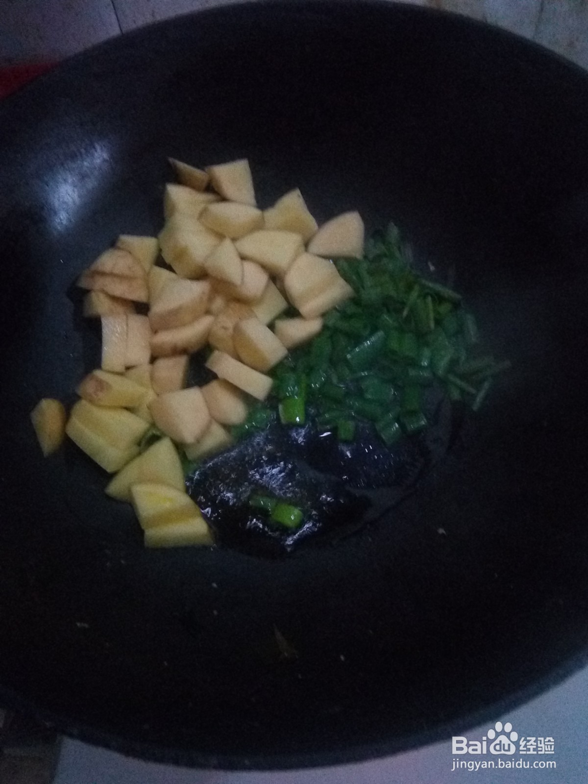 家常菜土豆炖豆角
