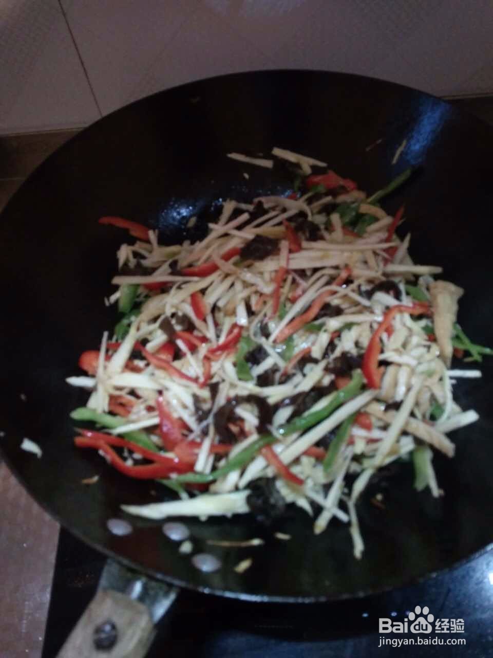 炒鲜丝的做法