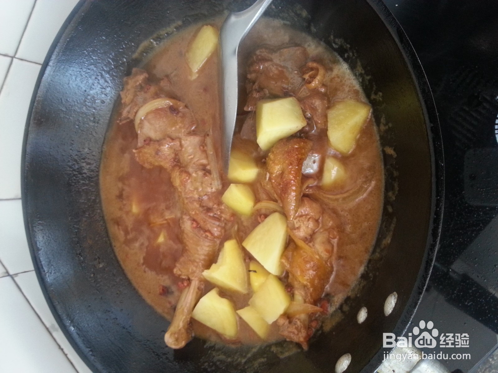 红焖鸡腿粉丝土豆