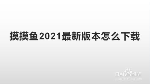 摸摸鱼2021最新版本怎么下载