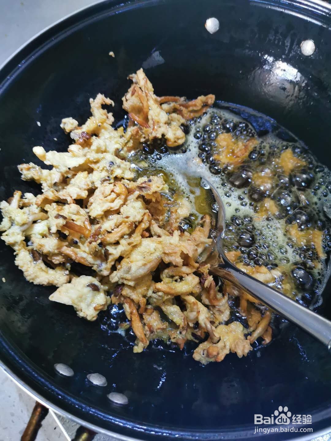 油炸蟹味菇的做法