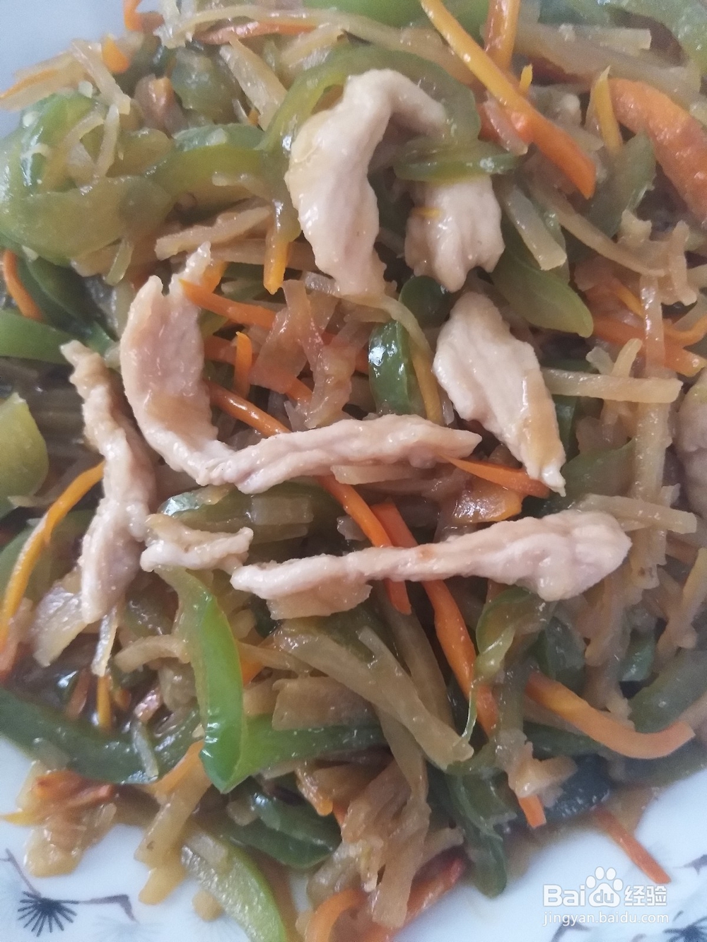 怎么做青椒丝+土豆丝炒肉