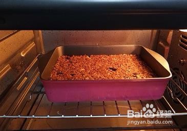 烘焙燕麦能量棒
