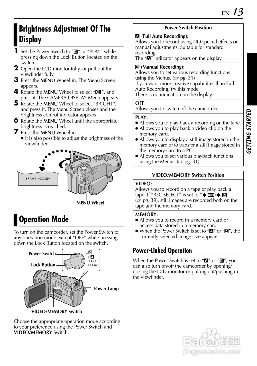 JVC GR-DV4000摄像机说明书:[2]