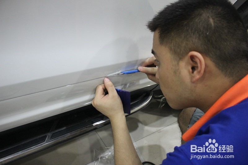 深圳保时捷卡宴车身透明膜施工,全车隐形车衣