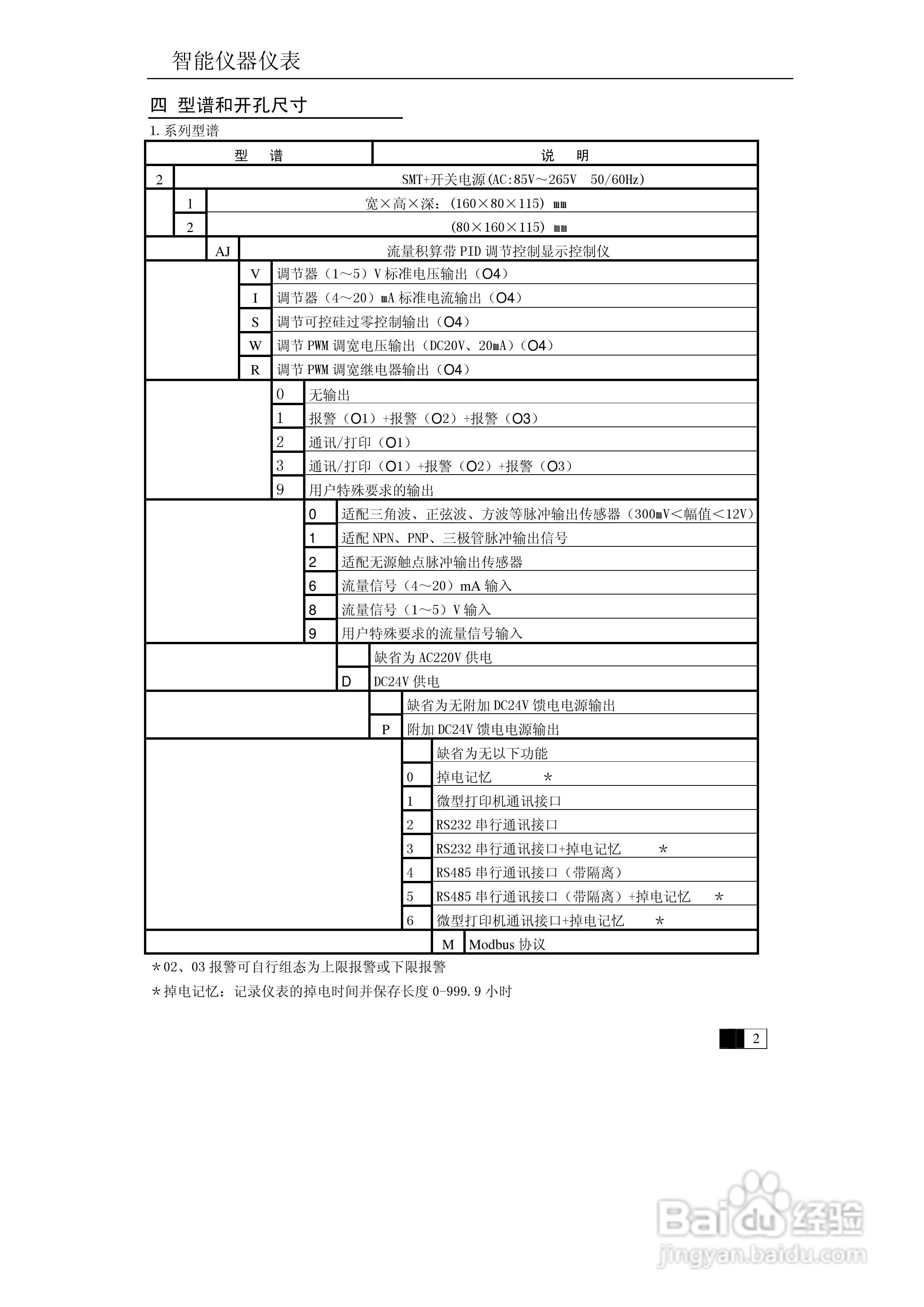 东辉DY2000-(AJ)带PID输出流量积算仪说明书