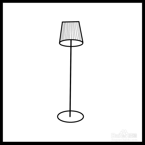 怎么画落地灯简笔画(儿童简笔画)