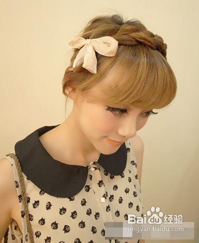 简单DIY优雅编发发型教程