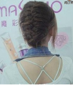 教你学习盘发造型 优雅蜈蚣发辫盘发