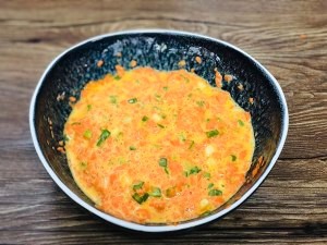 怎么做胡萝卜鸡蛋葱饼