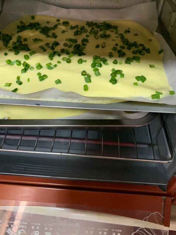 葱花肉松蛋糕卷