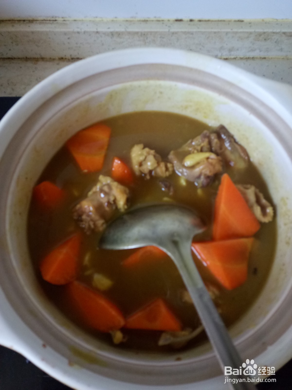 咖喱鸡肉胡萝卜