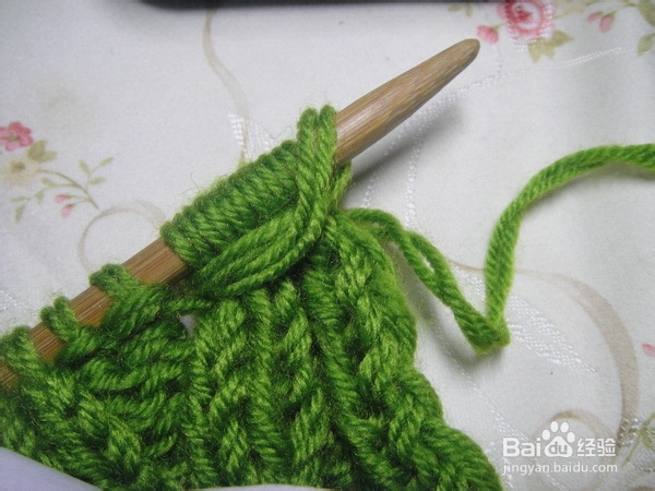 围巾的织法——玉米花详细图解