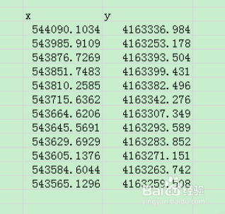 excel将数据点导入CAD