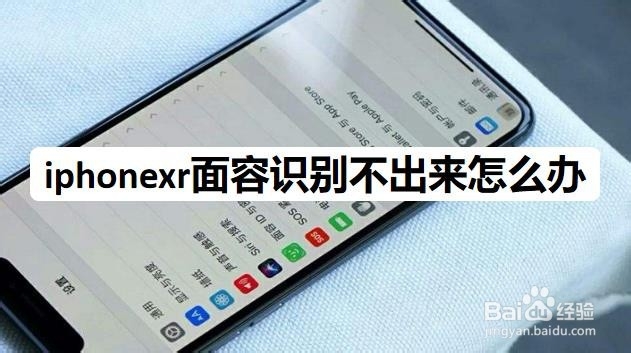 <b>iphonexr面容识别不出来怎么办</b>