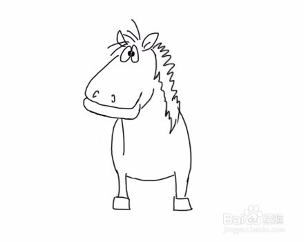 简笔画---如何画马